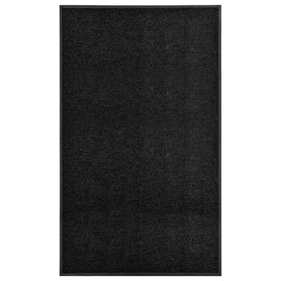Ovimatto pestävä musta 90x150 cm