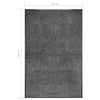 Antrasiitti ovimatto Chisnar 120x180cm (pestävä)