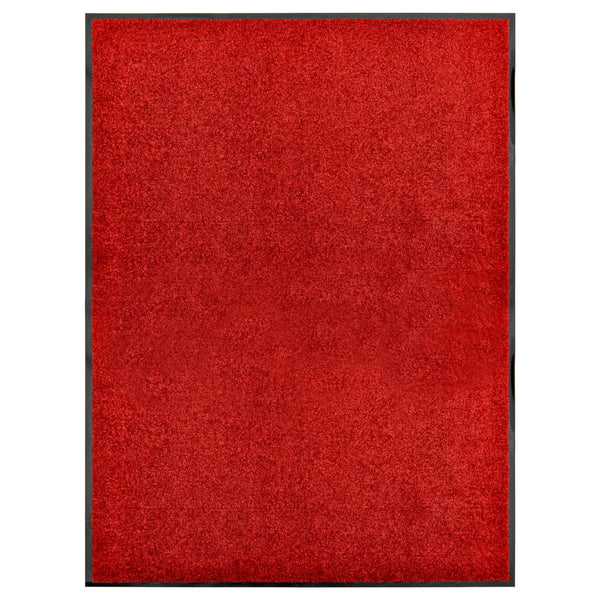 Punainen ovimatto Chisnar 90x120cm (pestävä)