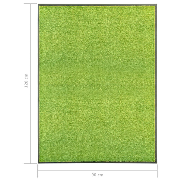 Vihreä ovimatto Chisnar 90x120cm (pestävä)
