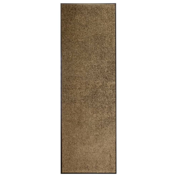 Ruskea ovimatto Chisnar 60x180cm (pestävä)