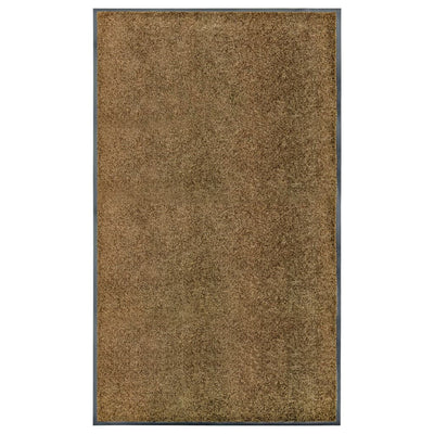 Ovimatto pestävä ruskea 90x150 cm