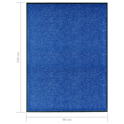Sininen ovimatto Chisnar 90x120cm (pestävä)