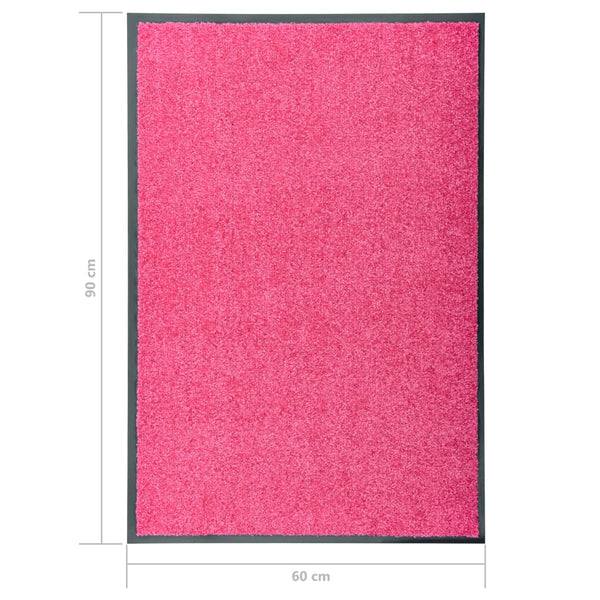 Pinkki ovimatto pestävä Chisnar 60x90cm