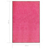 Ovimatto pestävä pinkki 120x180 cm