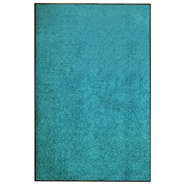 Sinivihreä ovimatto pestävä Chisnar 120x180cm