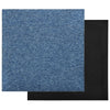 Matto 20 kpl Sininen 50 x 50 cm 100% polypropeeni