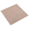 Tekstiililaatta 20 kpl 5 m² 50x50 cm beige