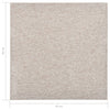 Tekstiililaatta 20 kpl 5 m² 50x50 cm vaalea beige