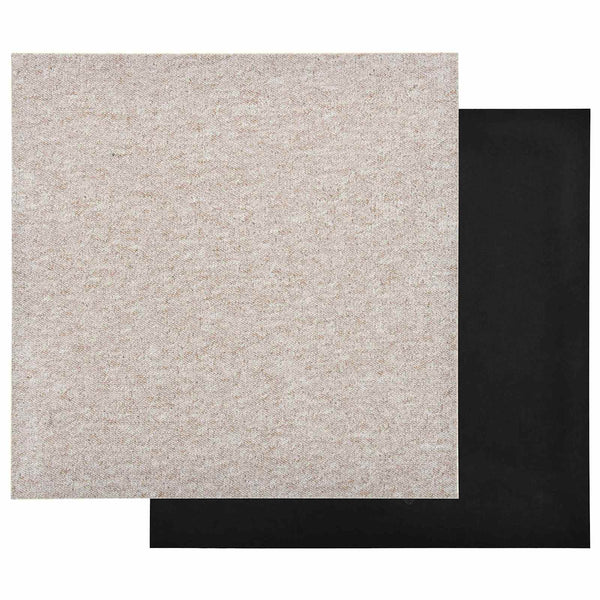 Matto 20 kpl Vaaleanbeige 50 x 50 cm 100% polypropeeni