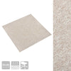 Matto 20 kpl Vaaleanbeige 50 x 50 cm 100% polypropeeni