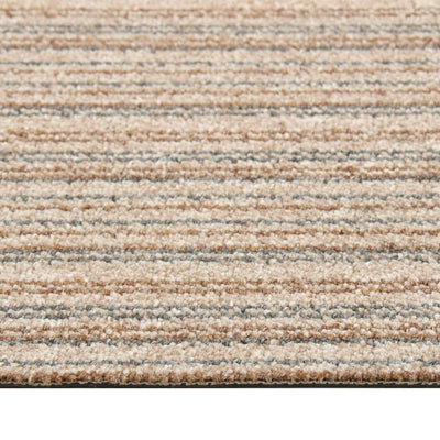 Beige tekstiililaatta Ainel 50x50cm (20 kpl 5 m² raidallinen)