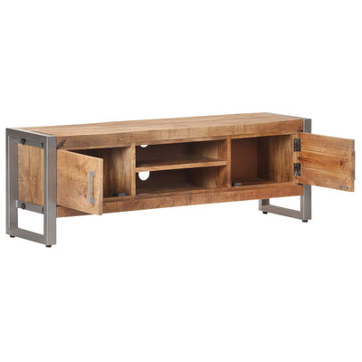 TV-taso 120x30x40 cm karkea mangopuu