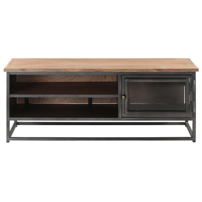 Harmaa sohvapöytä Doinica 90x50x35cm (akaasiapuu)