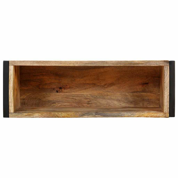 Kukkalaatikko 60x20x68 cm karkea mangopuu