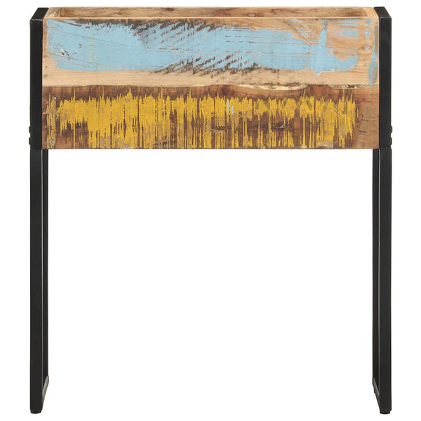 Kukkalaatikko 60x20x68 cm kierrätetty täyspuu