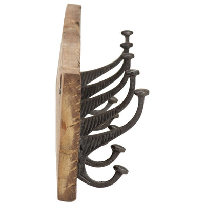 Seinänaulakko Janetta (5 koukkua kierrätetty täyspuu)