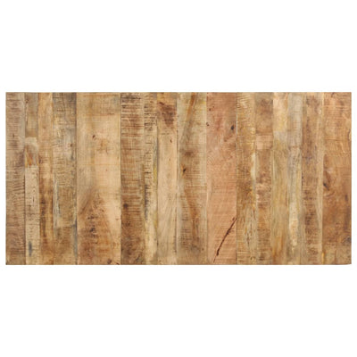 Ruokapöytä 160x80x76 cm karkea mangopuu