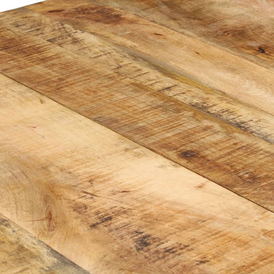 Ruokapöytä 160x80x76 cm karkea mangopuu
