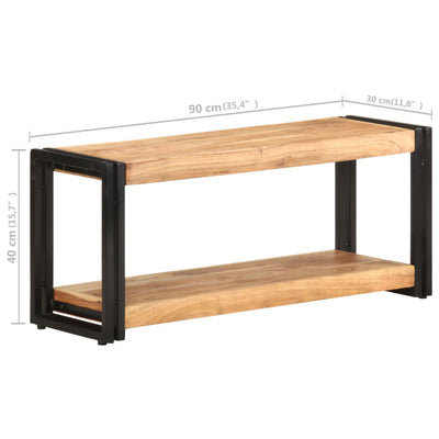 TV-taso 90x30x40 cm täysi akaasiapuu