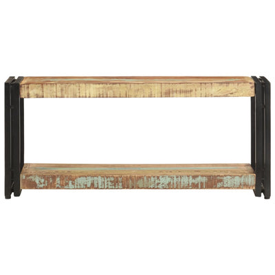 TV-taso 90x30x40 cm täysi kierrätetty puu