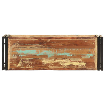 TV-taso 90x30x40 cm täysi kierrätetty puu