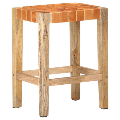 Baarijakkarat 2 kpl ruskea aito nahka 60 cm