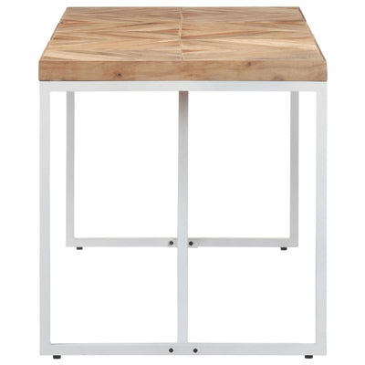 Ruokapöytä 160x70x76 cm täysi akaasia- ja mangopuu