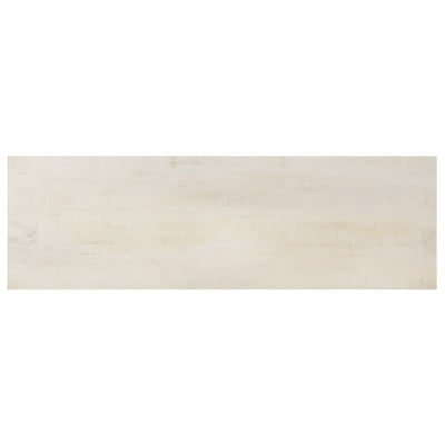 Konsolipöytä valkoinen 115x35x77 cm karkea mangopuu