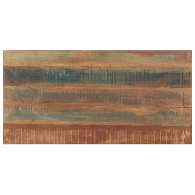 Ruokapöytä 120x60x76 cm täysi kierrätetty puu