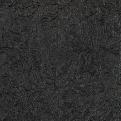 TV-taso musta 115x30x46 cm täysi mangopuu