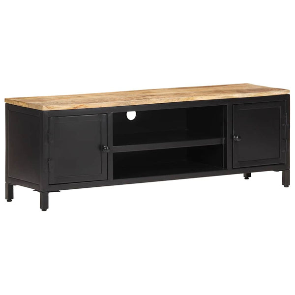 TV-taso 120x30x40 cm täysi karkea mangopuu