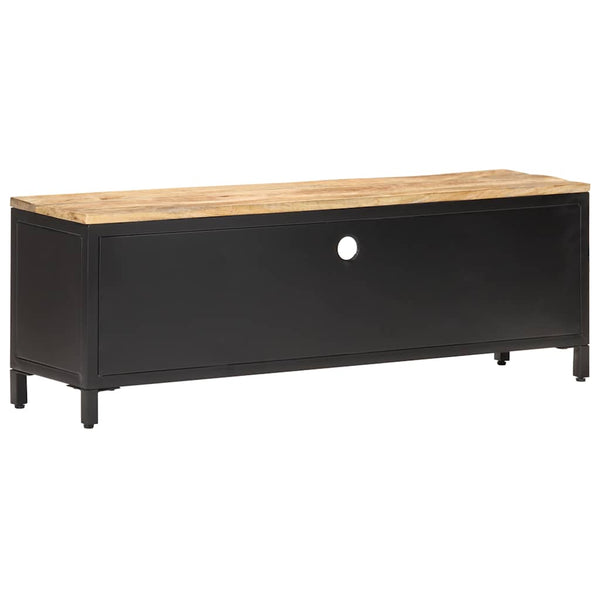 TV-taso 120x30x40 cm täysi karkea mangopuu