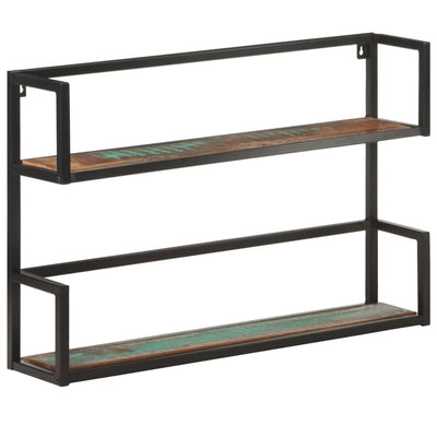 Seinähylly 90x20x60 cm kierrätetty täyspuu