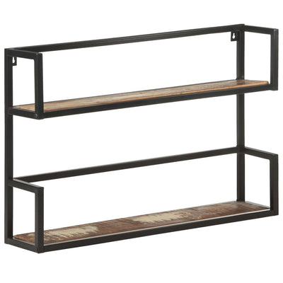 Seinähylly 90x20x60 cm kierrätetty täyspuu