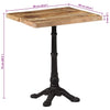 Bistropöytä 60x60x77 cm karkea mangopuu