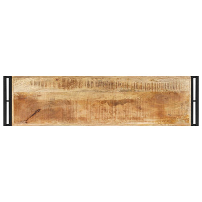 Konsolipöytä 120x30x75 cm karkea mangopuu