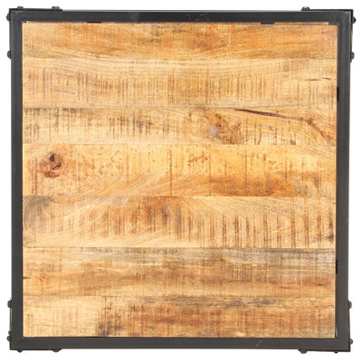 Sohvapöytä 60x60x35 cm täysi mangopuu