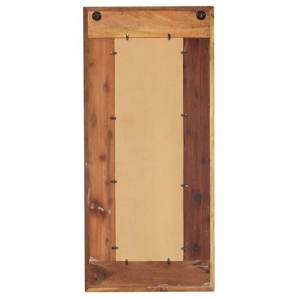 Peili Buddhan kuvilla 50x110 cm kierrätetty täyspuu