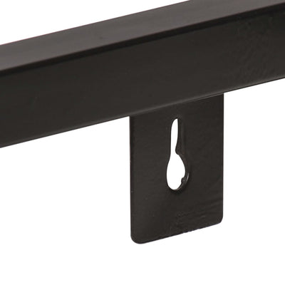 Seinähyllyt 2 kpl 80 cm karkea mangopuu