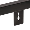 Seinähyllyt 2 kpl 120 cm karkea mangopuu