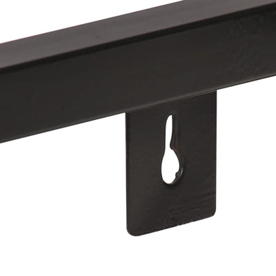 Seinähyllyt 2 kpl 120 cm karkea mangopuu