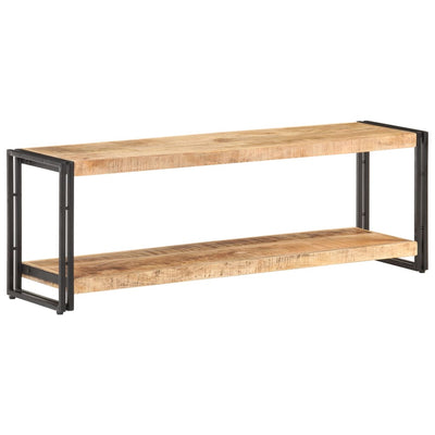 TV-taso 120x30x40 cm karkea mangopuu