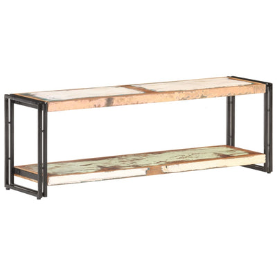TV-taso 120x30x40 cm kierrätetty täyspuu