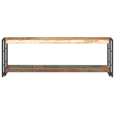 TV-taso 120x30x40 cm kierrätetty täyspuu