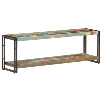 TV-taso 120x30x40 cm kierrätetty täyspuu
