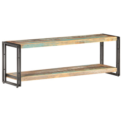 TV-taso 120x30x40 cm kierrätetty täyspuu