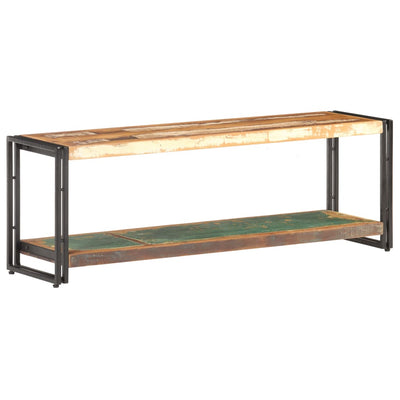 TV-taso 120x30x40 cm kierrätetty täyspuu