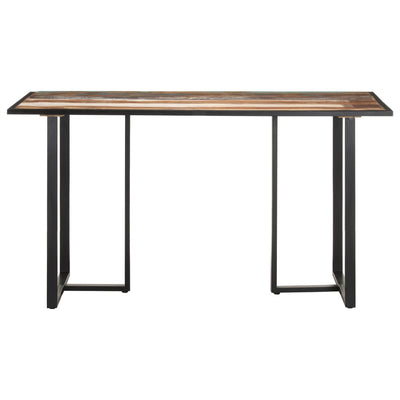 Ruokapöytä 140 cm kierrätetty täyspuu