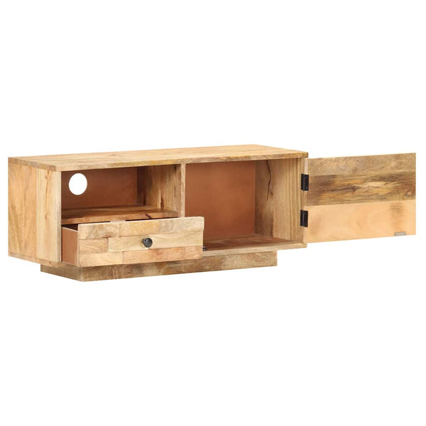 TV-taso 90x30x35 cm täysi mangopuu